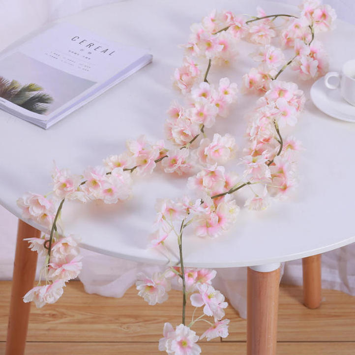 New Style Artificial Cherry Blossom Wedding Centerpieces Hotel Home Silk Sakura Decoration