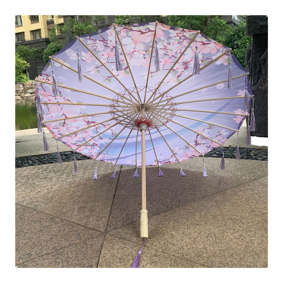 Wholesale Wedding Umbrella Fashionable Chinese Traditional Handmade Multipurpose Graffiti Folded Oil Paper Umbrella