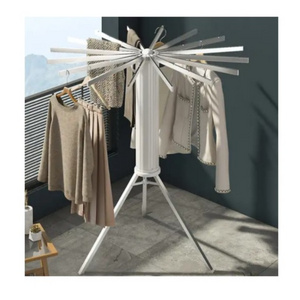 No Installation Drying Rack Floor Balcony Portable Folding Drying Pole Indoor Outdoor Household Drying Rack