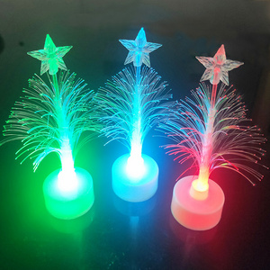 Creative Christmas luminous led flash fiber optic tree colorful luminous Christmas tree