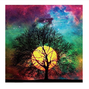 Custom Diamond Painting Home Decoration Moon Scenery Modern Wall Art DIY 5D Diamond Painting