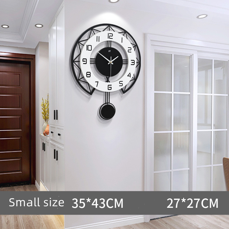 Wall watch mute wall clock home fashion landscape modern decoration ornaments atmosphere simple wall clock