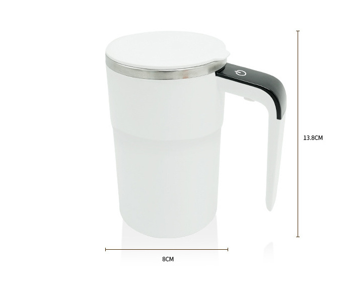 Mug Intelligent temperature measurement magnetic automatic stirring cup Electric portable coffee cup milkshake cup