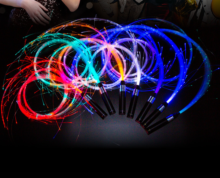 High Quality Battery Operated LED Fiber Optic End Glow Flicker Effect Suitable for Dance Whip Light Strips