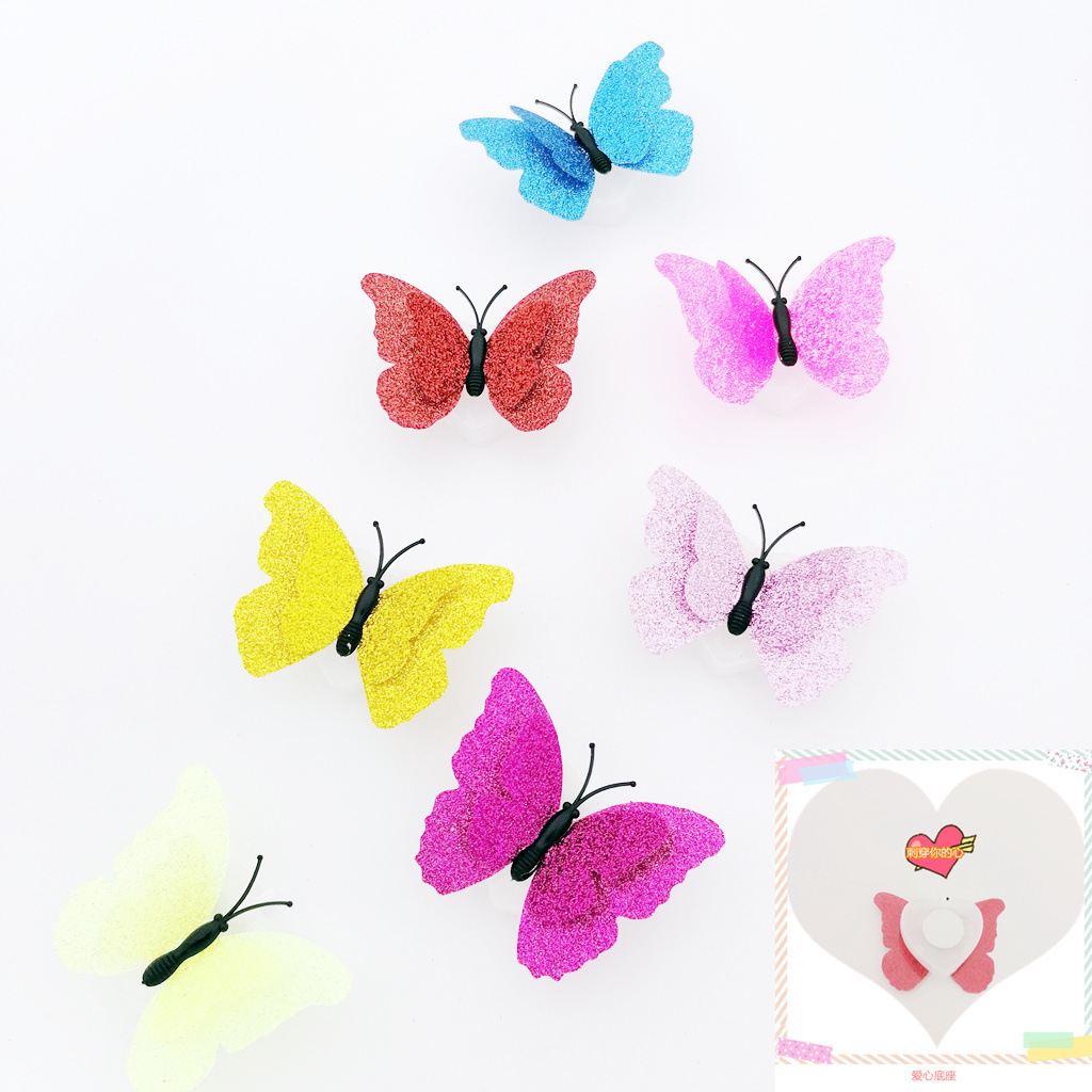 Butterfly Wall Light LED Bedroom Decoration Christmas Decorations Home Room Decoration Butterfly Wall Light