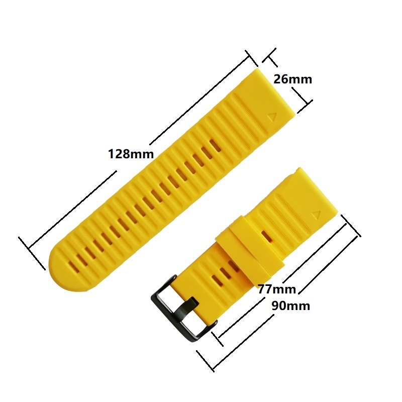 20mm 22mm Quick Release Silicone Smart Watch Band Straps For Garmin Fenix 6 6S 5 5S Forerunner945