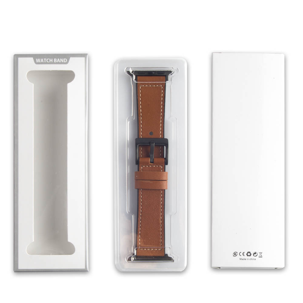 Custom Watch Strap Retail Selling Packaging Box , Retail Paper Box for Apple Watch Band, Package for Apple Watch Band