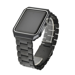 Man Style Stainless Steel Metal Strap Business Replacement Band for Apple Watch