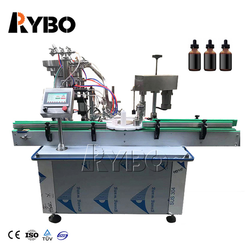 Automatic rotary mini mascara dental anesthesia cartridge filling and capping sealing machine