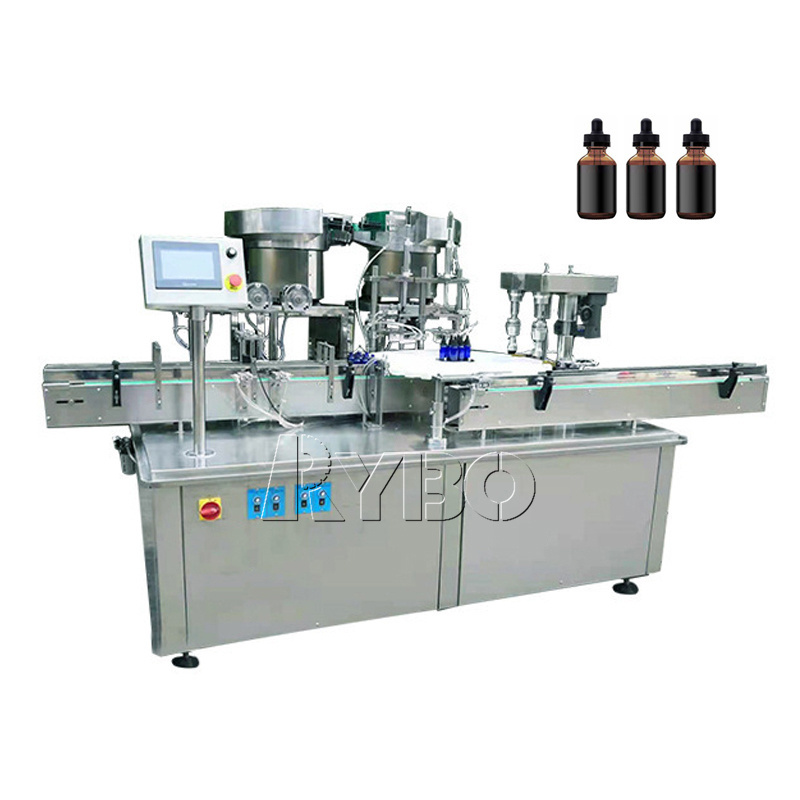 Automatic small bottle rotary antiperspirant electric mosquito coil liquid cartridge oil filling machine