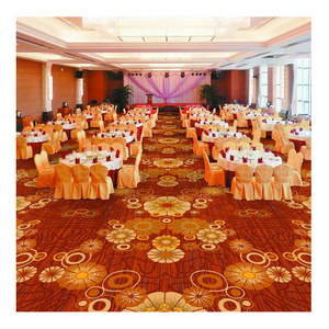 Broadloom Hospitality Hotel Carpet Banquet Hall Lobby luxury PP Red Wilton hotel carpet