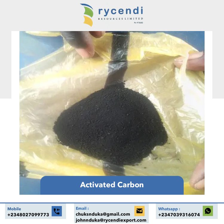 Top Quality Bulk Buy Chemical Auxiliary Agent Black Activated Carbon for Water Purification at Wholesale Market Price