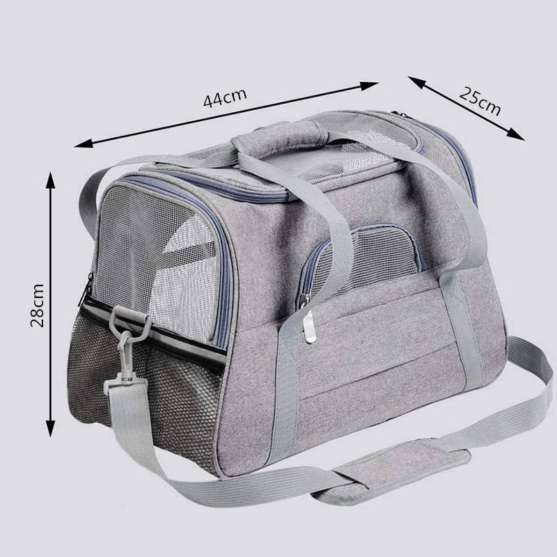 Wholesale Cheap Foldable Portable Oxford Pet Carrier Dog Cat Travel Pet Carrier Bag