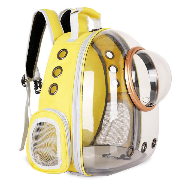 Portable Outdoor Large Capsule Breathe Freely Cat Carrier Pet Travel Backpack Bag