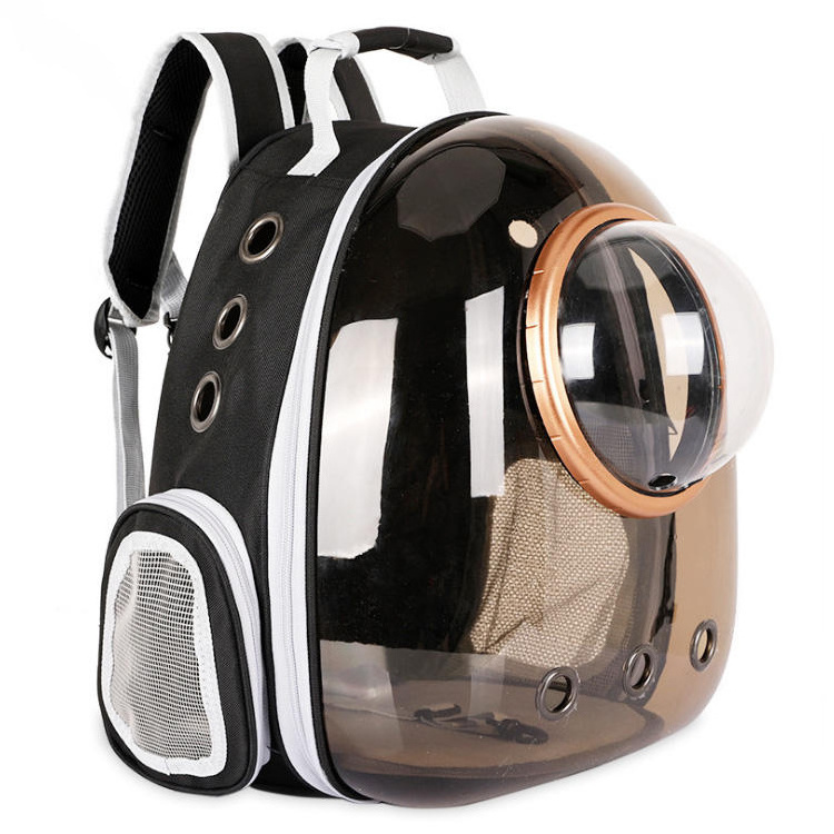 Portable Outdoor Large Capsule Breathe Freely Cat Carrier Pet Travel Backpack Bag