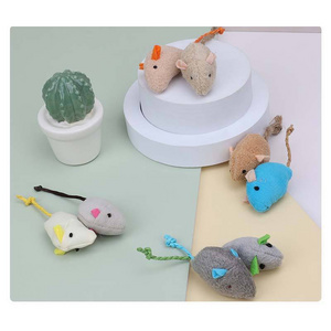 High Quality Pet Toy Cat Toy Mouse Soft Rebound Is Not Easy To Deformation Plush Toy