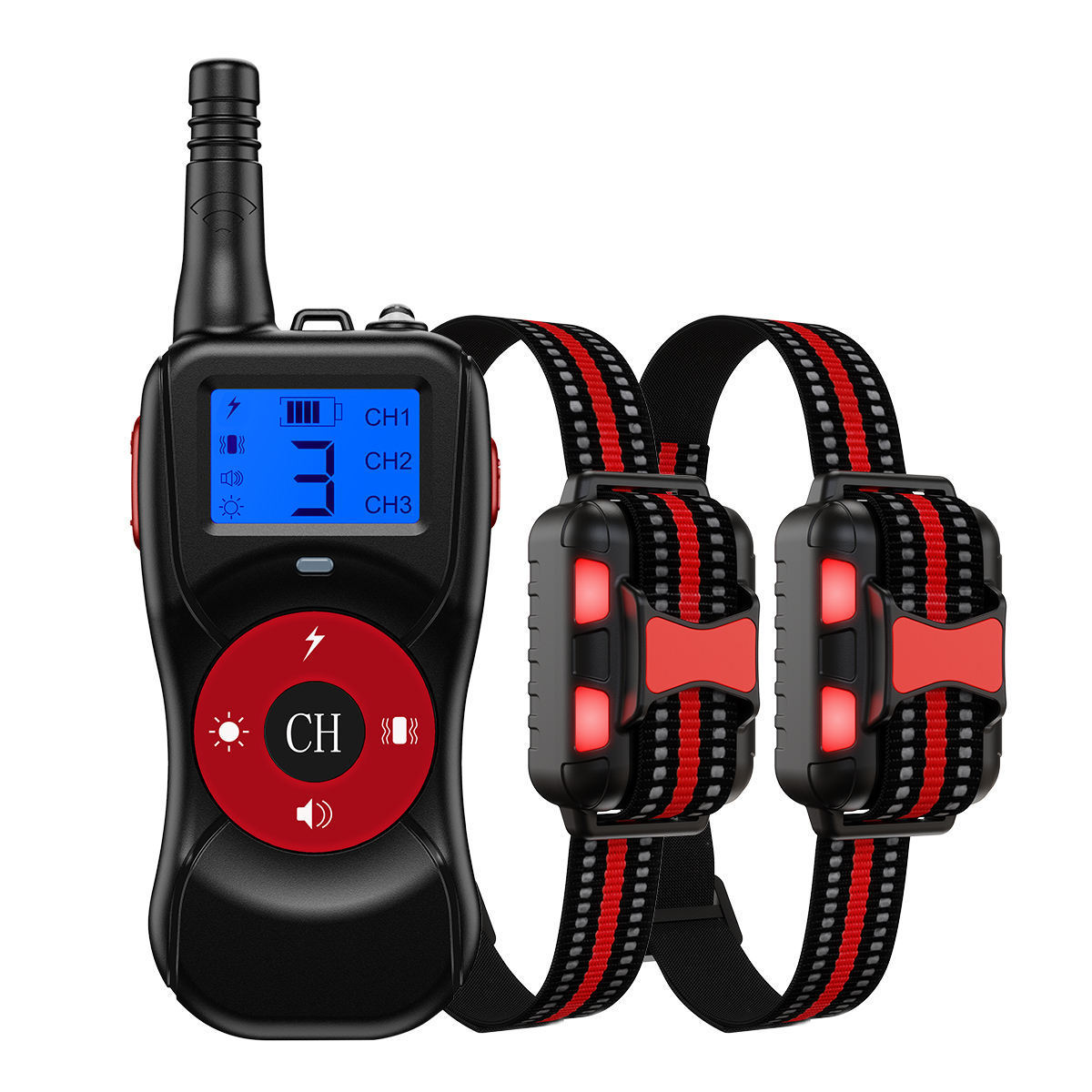 Electronic dog training collar Rechargeable Slave Remote Controlled Shock Pet Dog Training Collar For Dog