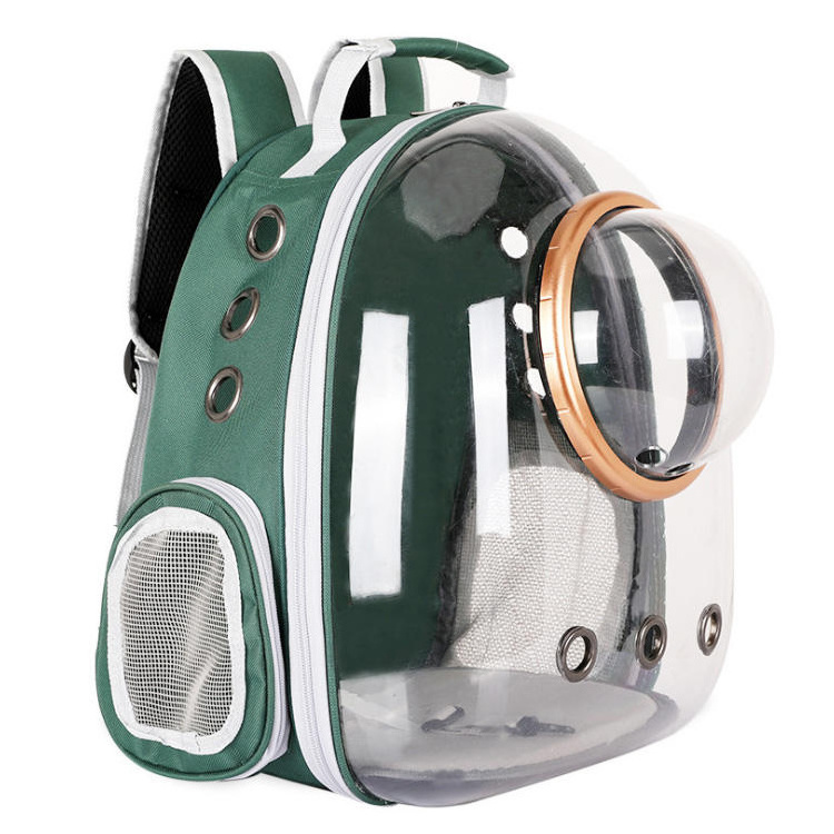 Portable Outdoor Large Capsule Breathe Freely Cat Carrier Pet Travel Backpack Bag