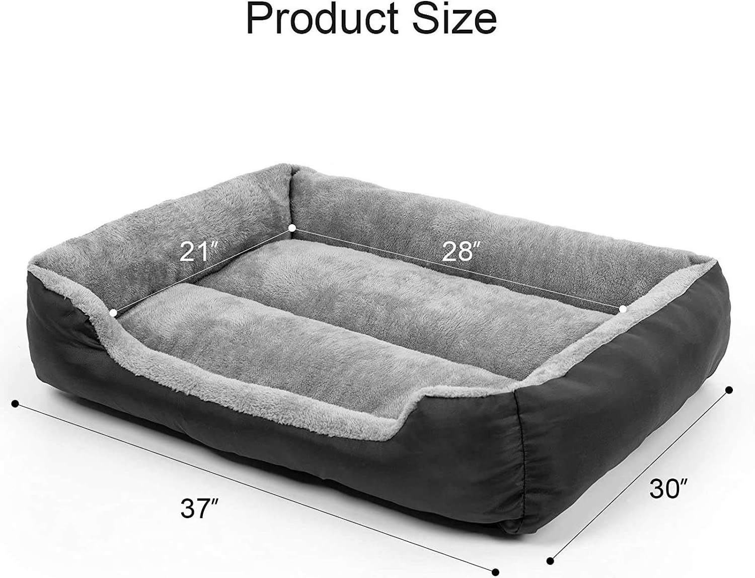 Wholesale Oem Available Custom Logo Promotional Grey Foldable Luxury Sofa Large Pet Dog Bed