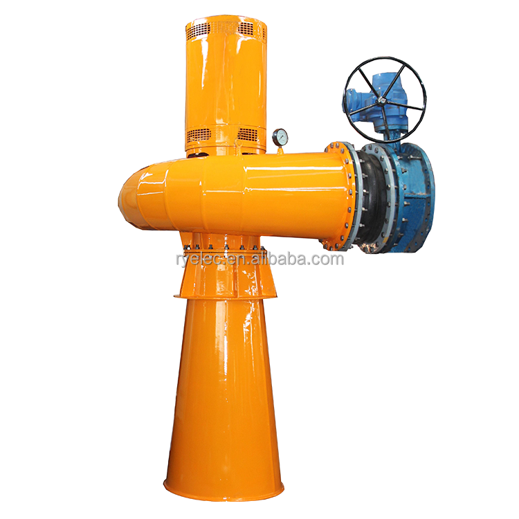 5kw low price brush induction turbine, hydro power generator axial turbine generator for low water head home use