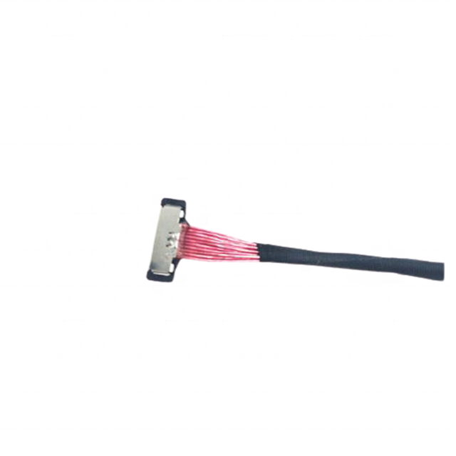 0.4mm pitch 10pin I-PEX 20373-010T to 10pin I-PEX 20373-010T EDP micro coax AWG36 lvds cable assembly