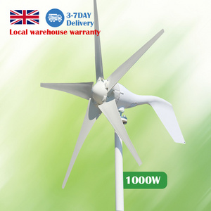 Overseas warehouse 12V 24V 48V home wind turbine 1kw wind turbine generator for Energy Windmill Power Generation