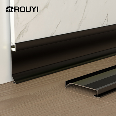 Aluminium Alloy Baseboard Wall Flooring Led Skirting Board Aluminum Led Baseboard Lighting Skirting