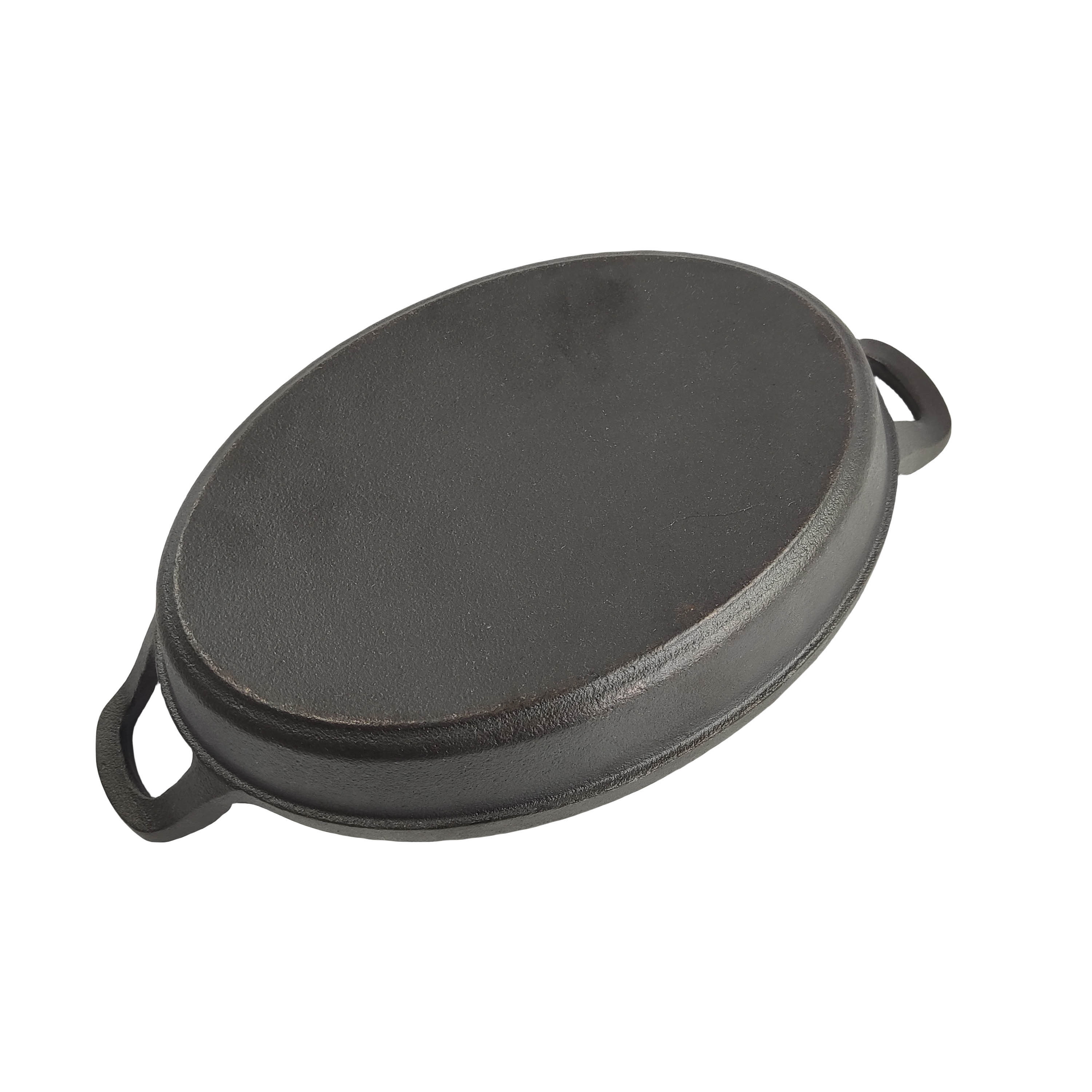 Customized Tableware Oval Cast Iron Server Dish Mini Cooking Pot And Plates