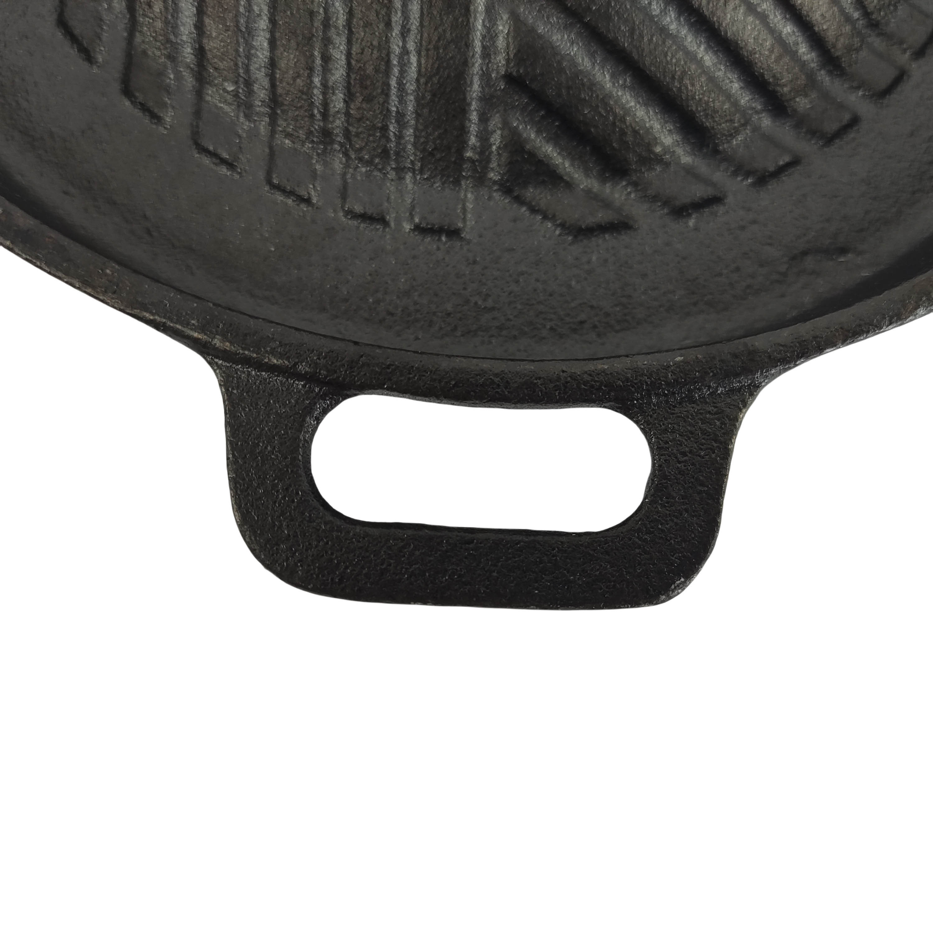 High quality outdoor camping barbecue grill cast iron big baking pan