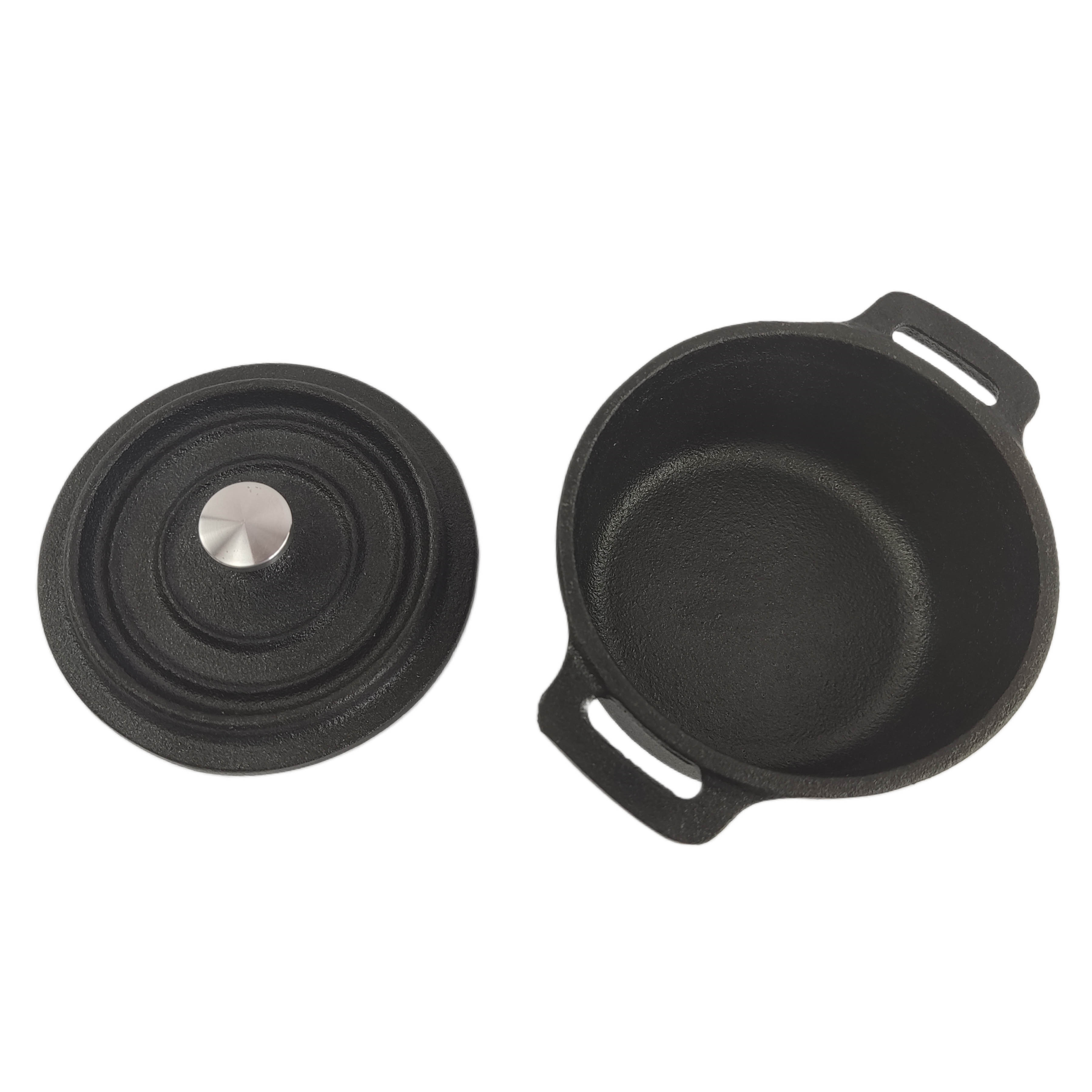 Hot Sale Pre-seasoned Cast Iron Nonstick Dutch Oven Heavy Duty Sauce Pan Combo Cooker