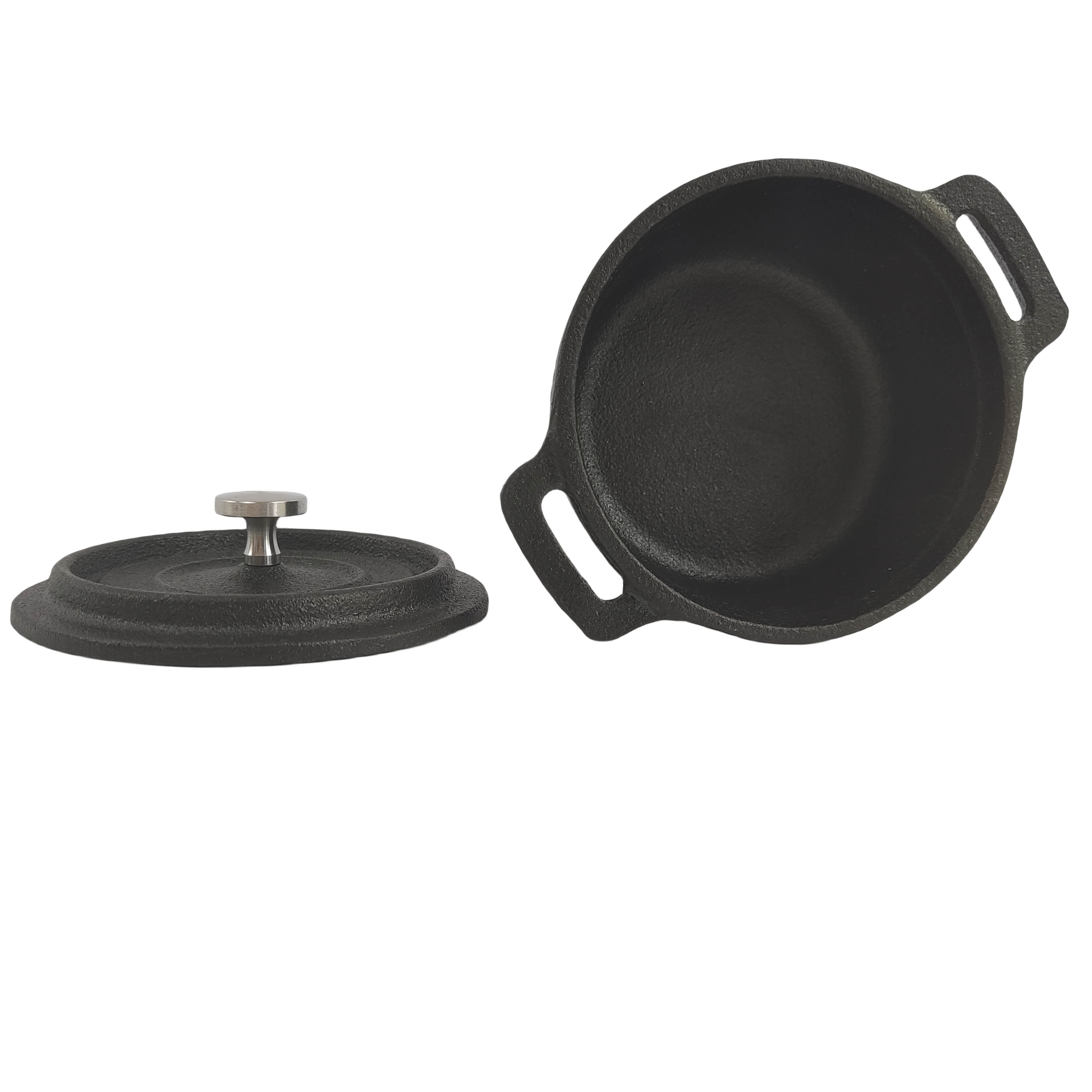 Hot Sale Pre-seasoned Cast Iron Nonstick Dutch Oven Heavy Duty Sauce Pan Combo Cooker