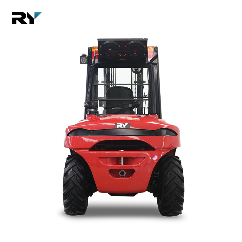 Royal 2000kg 2500kg 3000kg 3500kg 4000kg 5000kg 4x4 off road forklift with Tire 4F engine