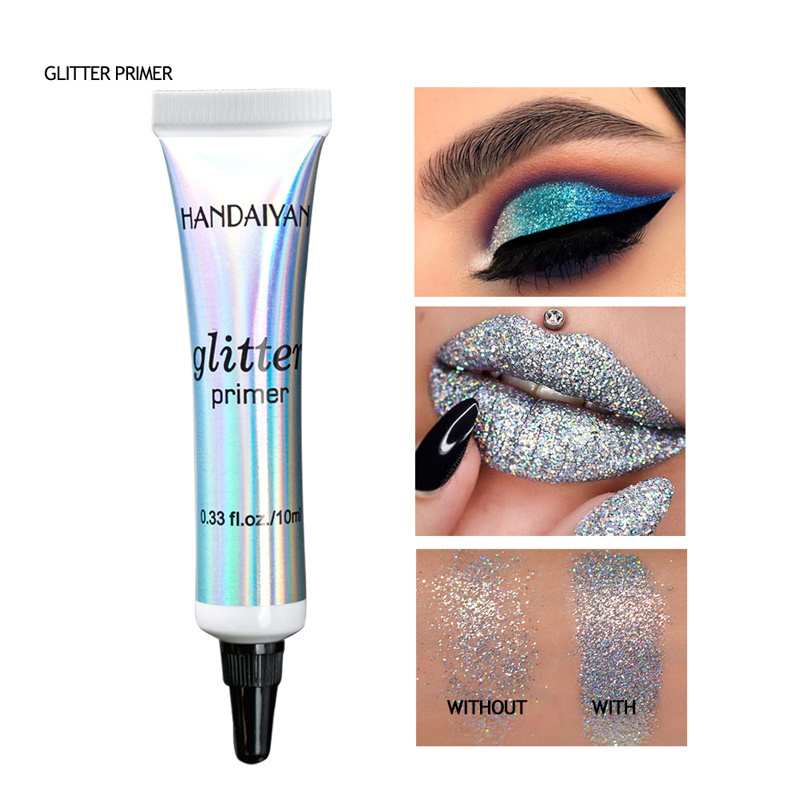 Top Neon Eyeshadow Palette Face Lip Eye Glitter Primer Long Lasting Waterproof Multi Function Beauty Glitter Makeup Glue