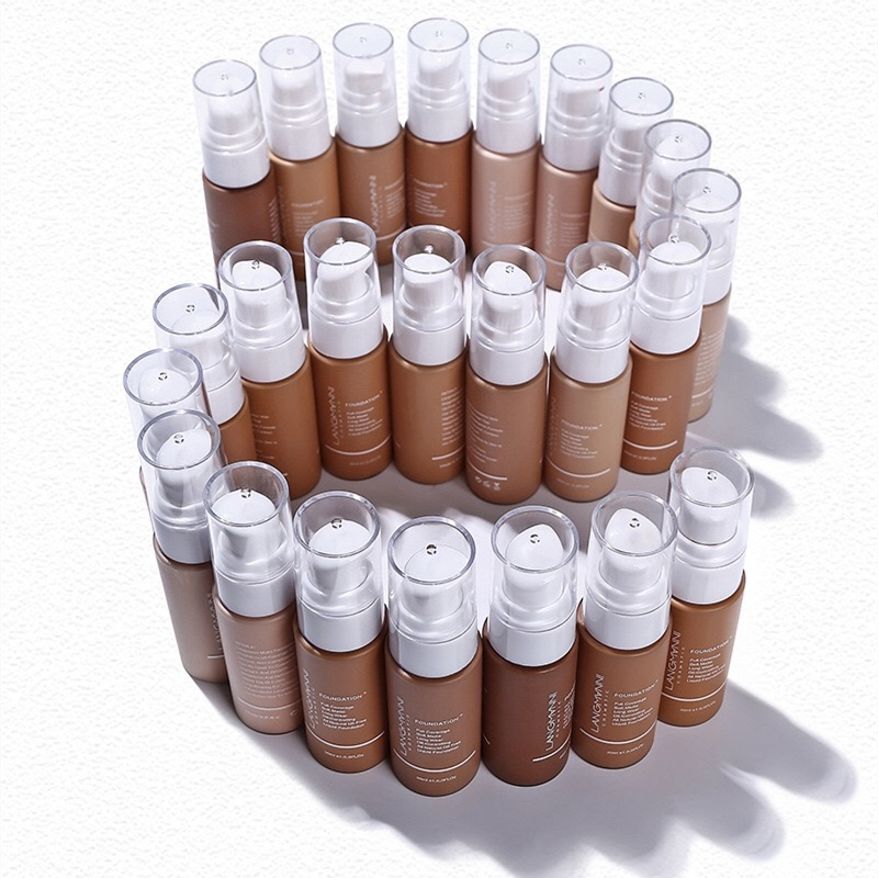 Wholesale best brand 13 colors waterproof cream matte face private label makeup liquid powder foundation 30 ml