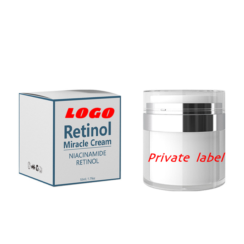 Private labet 50ML niacinamide retinol face cream Moisturizing Nourishing Miracle Retinol Cream