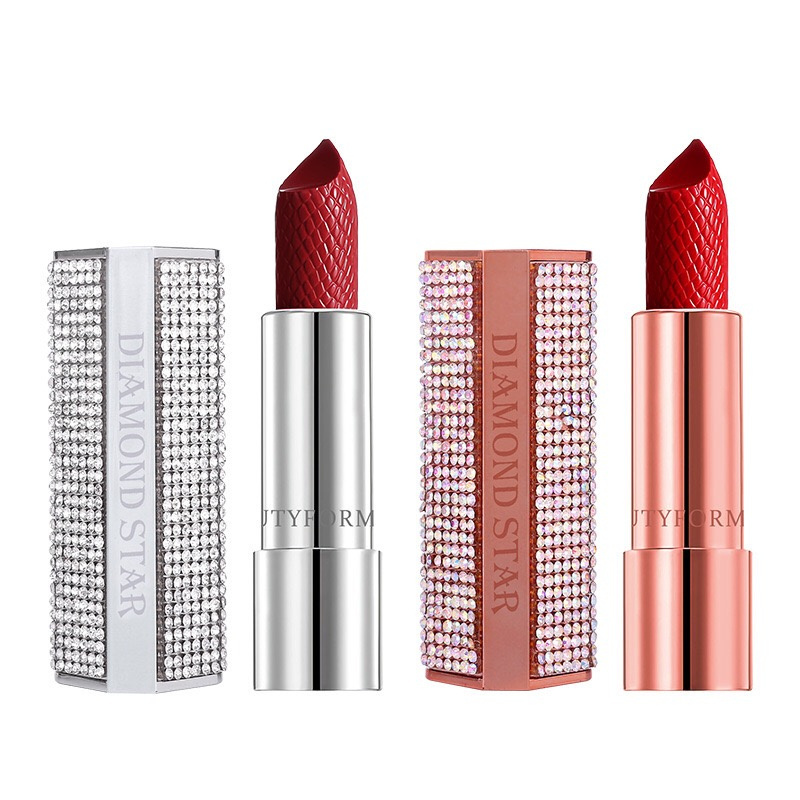 Hot-selling 8 Colors Glitter Aluminium Lipstick Case Private Label Shimmer Lipstick Glitter lipstick Case For Young Girl