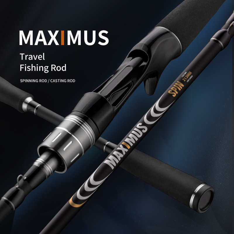 MAXIMUS Casting  Fishing Rod Spinning 1.68M-3.00M 3 Section 30T Carbon Lure Road 3-50g Fishing Rod