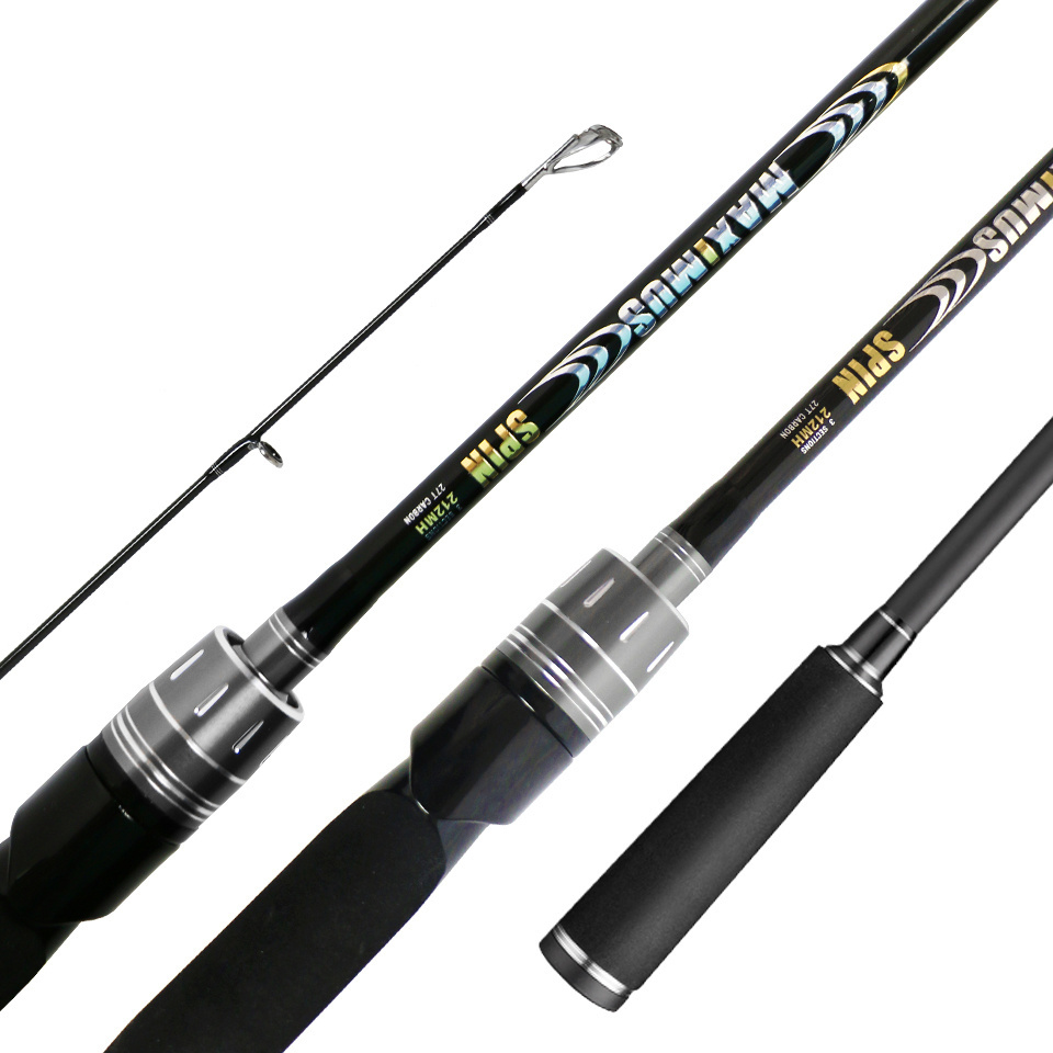 MAXIMUS Casting  Fishing Rod Spinning 1.68M-3.00M 3 Section 30T Carbon Lure Road 3-50g Fishing Rod