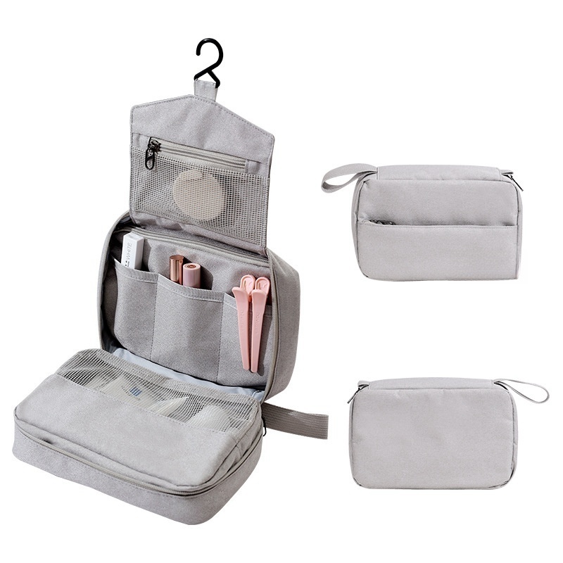 Hanging Travel Toiletry Bag Organizer Hygiene Dop Kit with Hook Accessories Bathroom Makeup cosmetic bag for Men and Woman