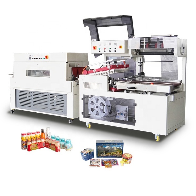 L Sealer Money packing machine shrink wrapper for RMB , US dollars