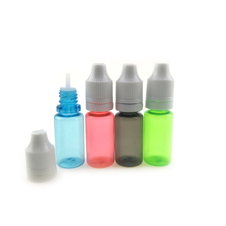 Factory Sell 10ml Translucence Plastic Dropper Bottle Mini Glue Liquid Medicine Eye Drop Bottle