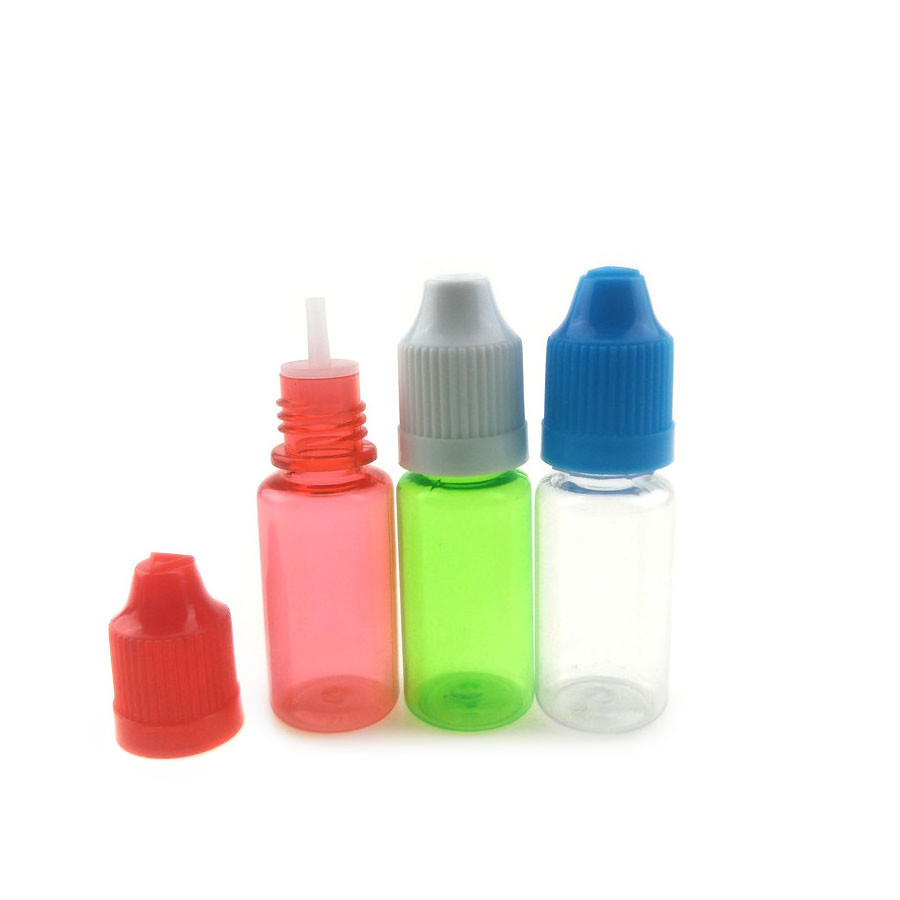 Factory Sell 10ml Translucence Plastic Dropper Bottle Mini Glue Liquid Medicine Eye Drop Bottle