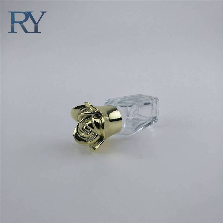 10ml 20ml Clear glass anointing oil bottles square packaging cosmetic