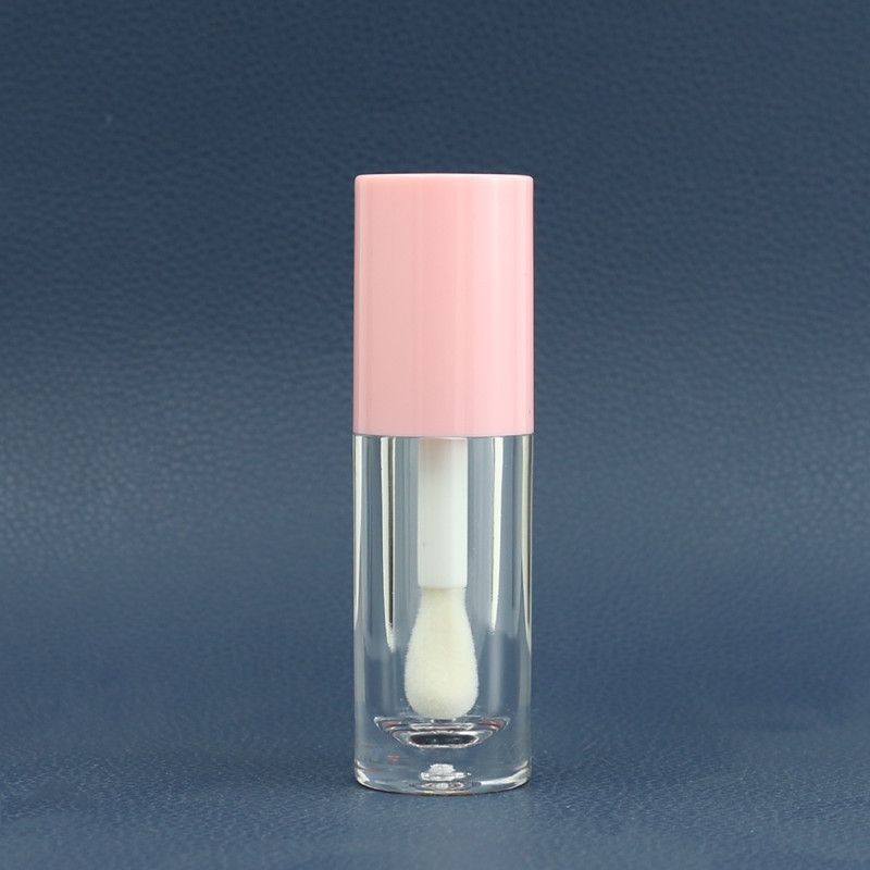 frosted clear packaging wand empty colored matte bow lip gloss lipgloss tubes 3ml with stopper gold