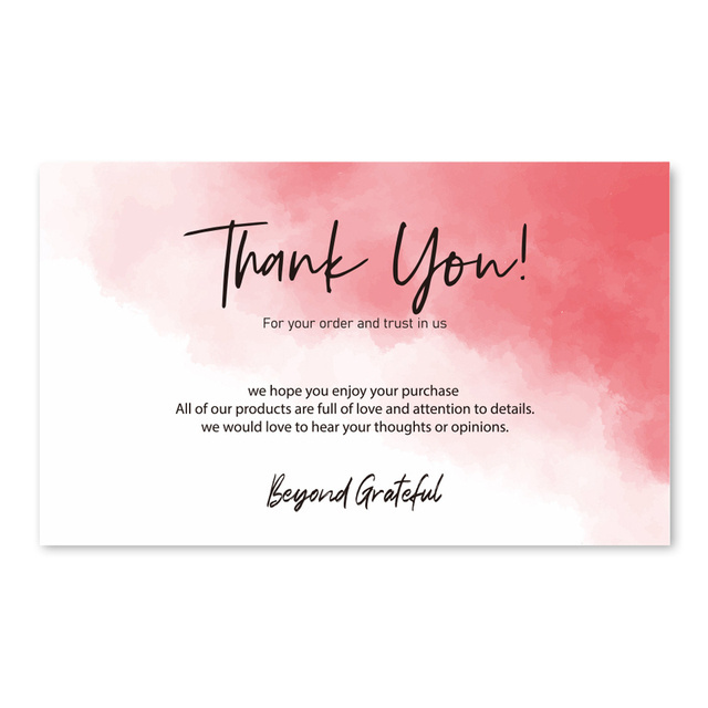 Wholesale Custom Logo Sample Blank Design Wedding Greeting Thank You Gift Notes Cards 4x6 Set with Envelopes and Pack