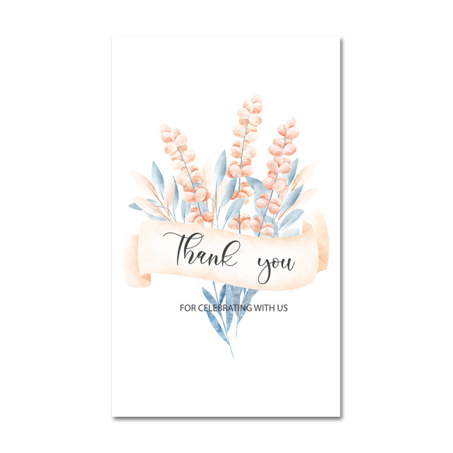 Wholesale Custom Logo Sample Blank Design Wedding Greeting Thank You Gift Notes Cards 4x6 Set with Envelopes and Pack