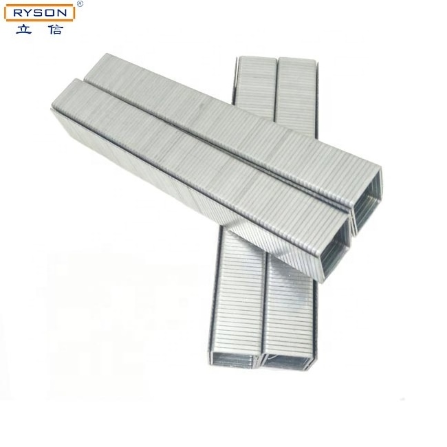 Galvanized Wire Nails P88 Series Staples 13.2mm Crown Clips Carton Staple Pins Office Furniture Desks F Nails Pins