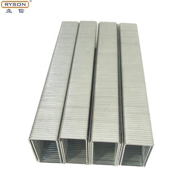 Galvanized Wire Nails P88 Series Staples 13.2mm Crown Clips Carton Staple Pins Office Furniture Desks F Nails Pins