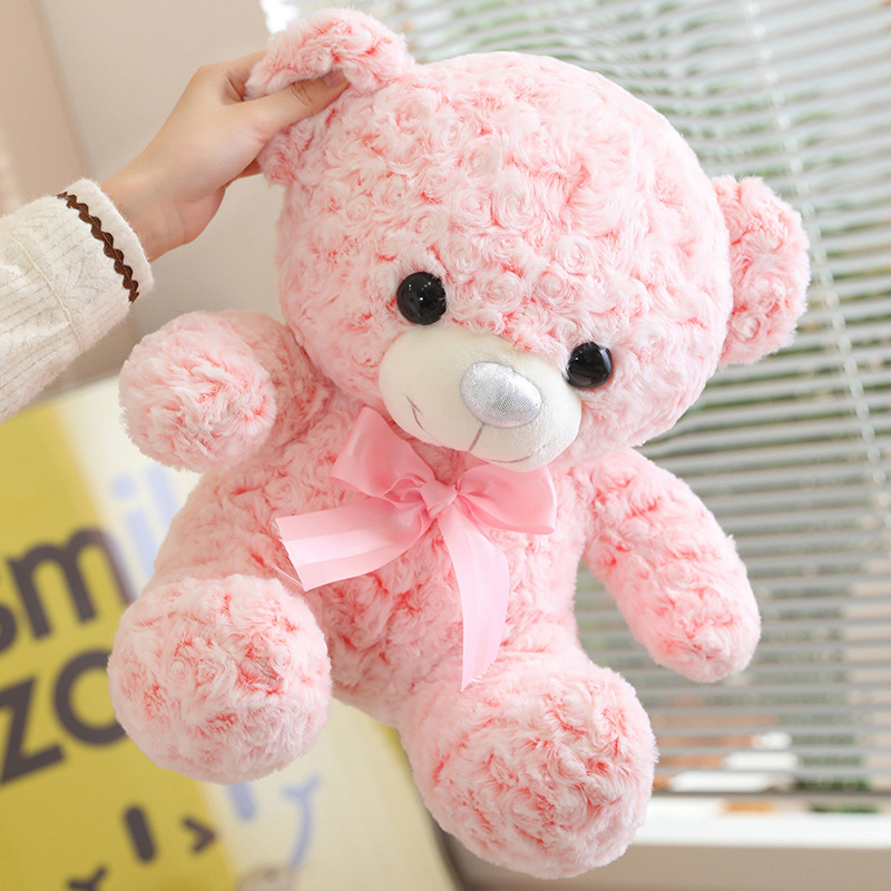 Sweet Plushies Teddy Bear With Bow Tie Stuffed Animal Toys 40CM Teddy Bears Peluches Kids Toys Gift