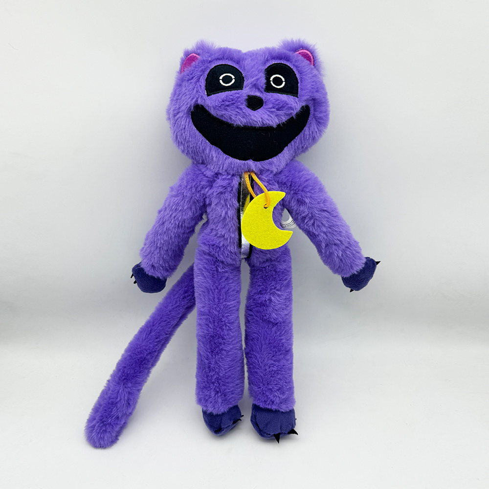 2024 New Anime Peluches Smiles Figure Stuffed Animal Toys Purple Cats Plushies Baby Toys Catnap Plush Toy